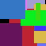 TV Hair - blue - XLarge