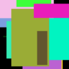 Green CD - Large - pink