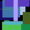 Plastic Silver - Small - blue