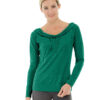 Mona Pullover Hoodlie - L - Green