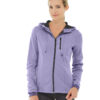 Phoebe Zipper Sweatshirt - L - Purple