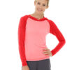 Ariel Roll Sleeve Sweatshirt - L - Red