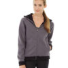 Circe Hooded Ice Fleece - L - Gray