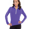 Olivia 1/4 Zip Light Jacket - L - Purple