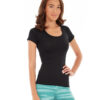 Desiree Fitness Tee - L - Black