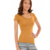 Desiree Fitness Tee - L - Orange