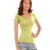 Desiree Fitness Tee - L - Yellow
