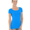 Tiffany Fitness Tee - L - Blue