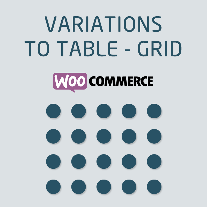 woocommerce variations table grid plugin logo
